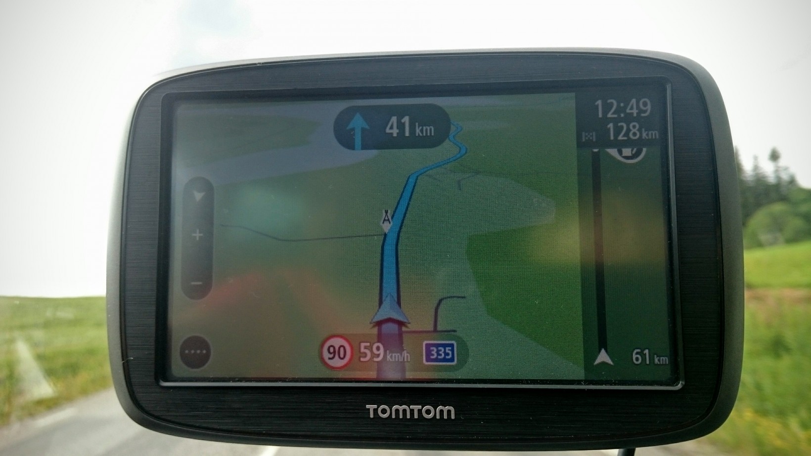 Navigeringen är oftast ganska enkel här uppe, nästa sväng om 41 km ?